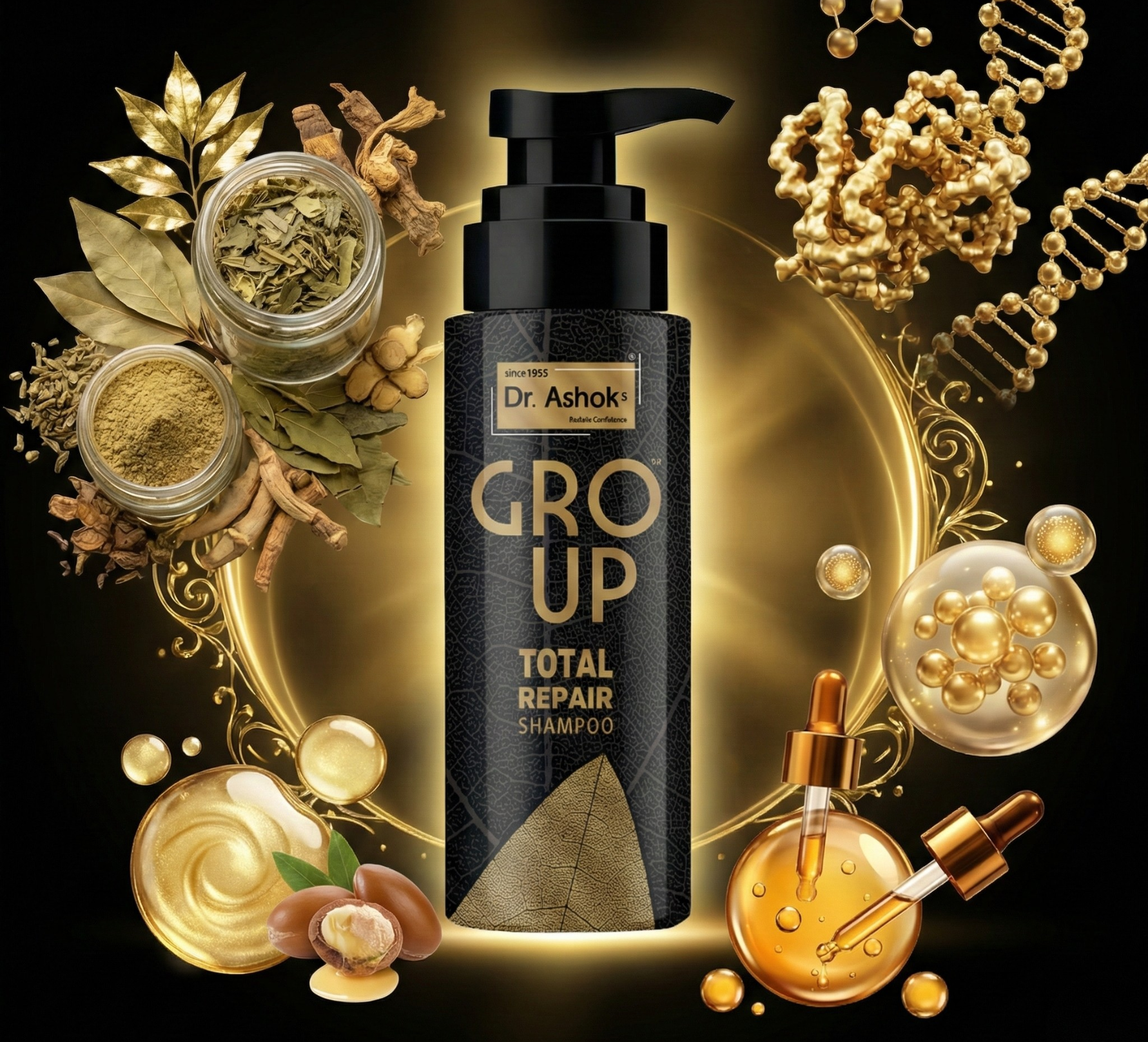 Dr. Ashok’s Gro-Up Total Repair Shampoo