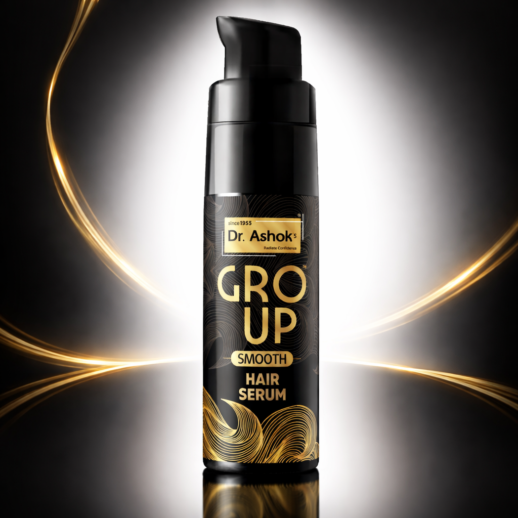 Dr. Ashok’s Gro Up Smooth Hair Serum – Frizz Control & Shine