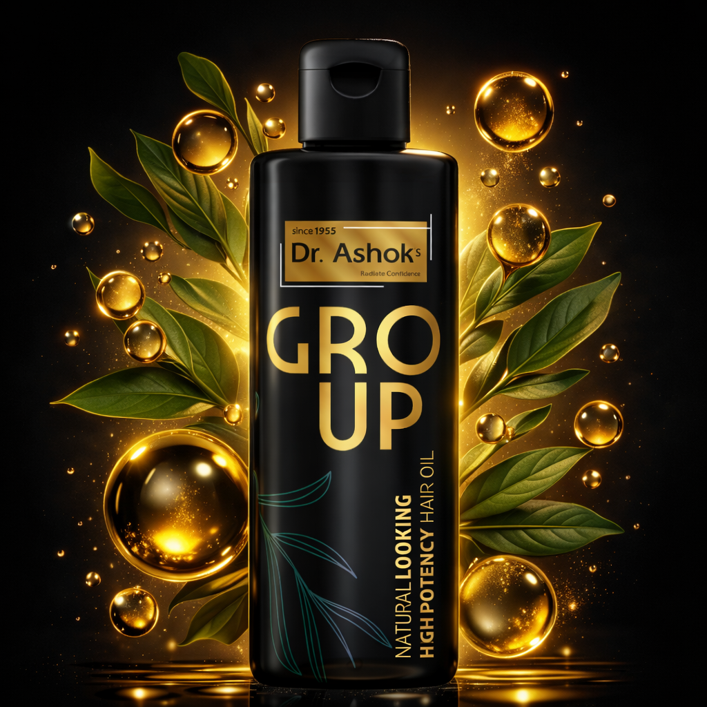 Dr. Ashok’s Gro Up Hair Oil – Naturally Looking High Potency