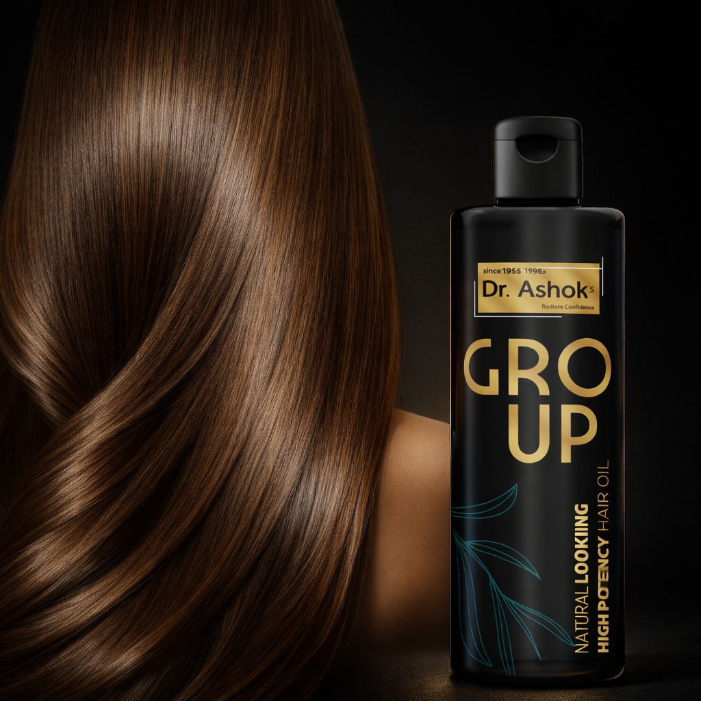 Dr. Ashok’s Gro Up Hair Oil – Naturally Looking High Potency