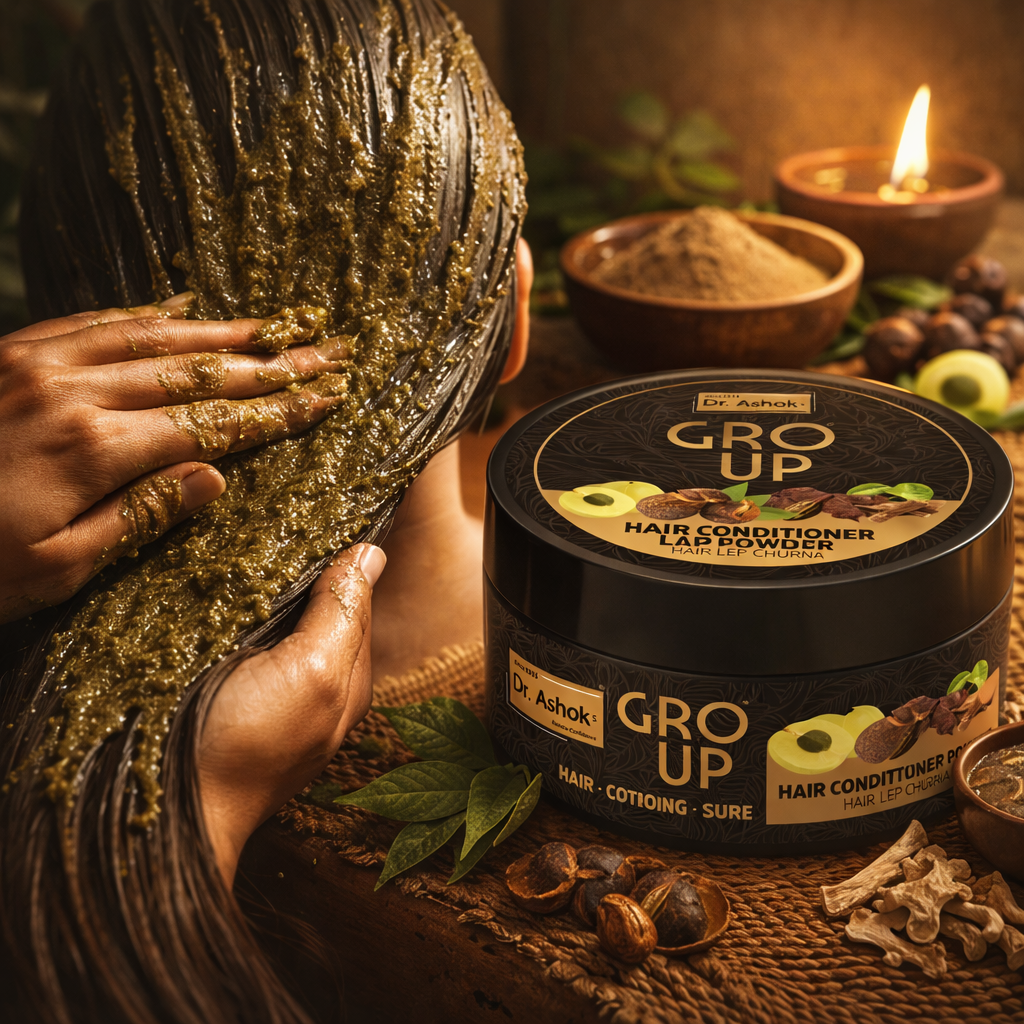 Dr. Ashok’s Gro Up Hair Conditioner Lap Powder