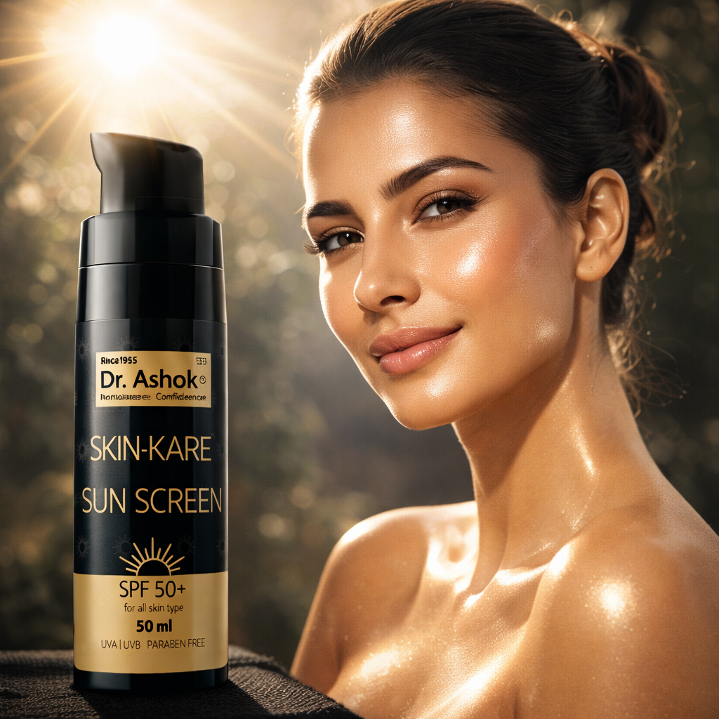 Dr. Ashok’s Skin-Kare Sunscreen SPF 50+ – UVA & UVB Protection