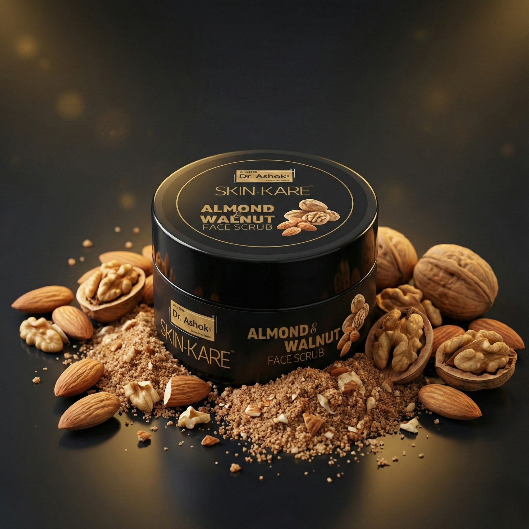 Dr. Ashok’s Almond & Walnut Face Scrub – Gentle Exfoliation