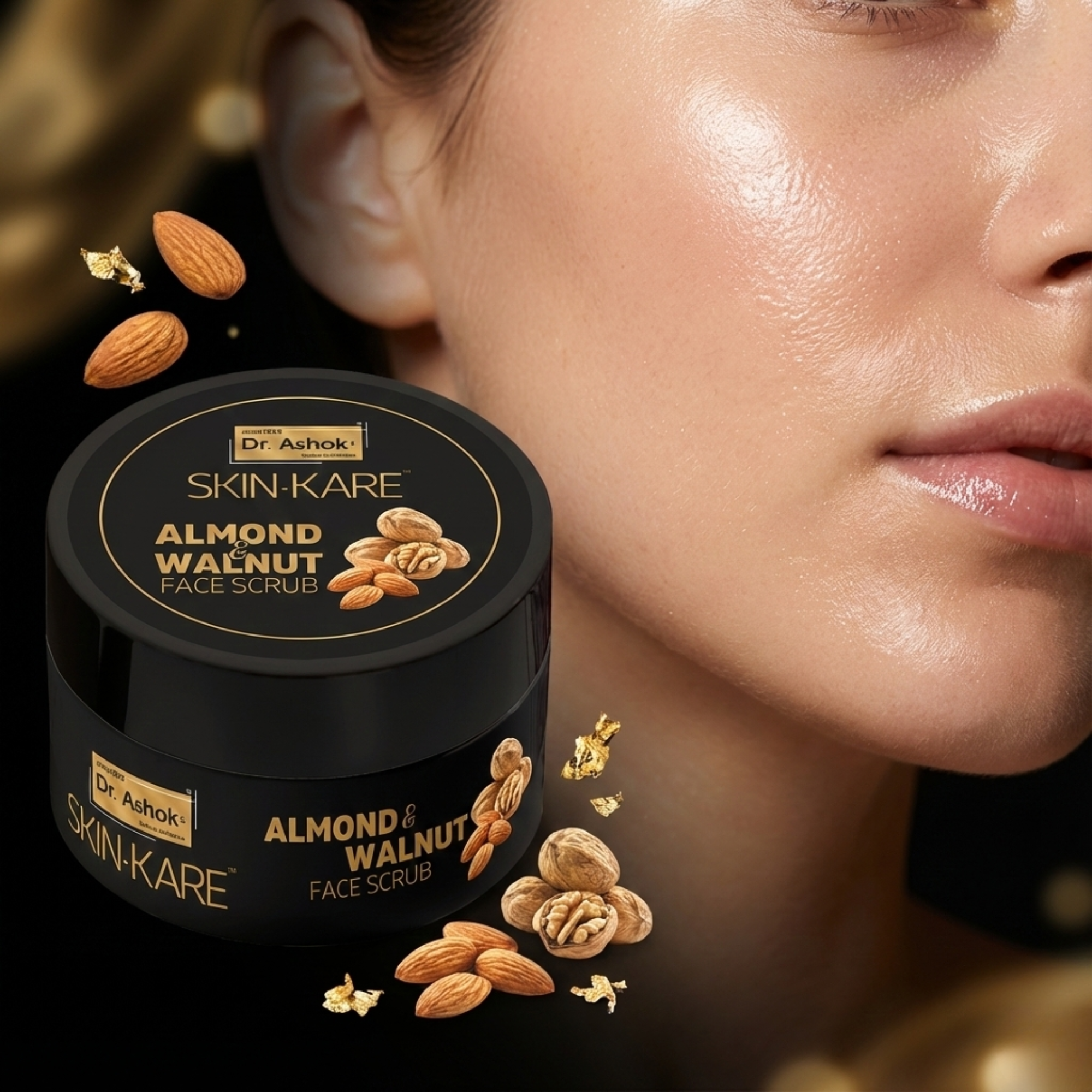 Dr. Ashok’s Almond & Walnut Face Scrub – Gentle Exfoliation